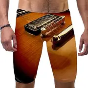 [VBFOFBV] Men's Printed Jammer Swimsuit Swim Shorts, Golden Retriever Dog Pet