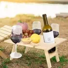Outdoor Wine Picnic Table Folding Portable Picnic Table And Cheese Tray