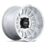 15x10 KMC Powersports KS138 Impact UTV Silver W/ Machined Face Wheel 4x137 (0mm)