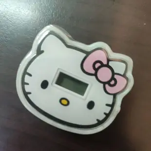 久置品 凱蒂貓 Hello Kitty 頭型電子時鐘 小時鐘 電子鐘 電子錶 山山