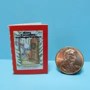 Dollhouse Miniature Replica Day with Santa Readable Book CAR1307
