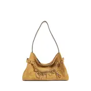 [CHLOÉ] Charms Hobo Bag in Suede Beige