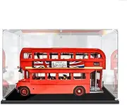 Acrylic Display Case for LEGO 10258 Creator Expert London Bus Figure Storage Box Dust Proof Glue Free