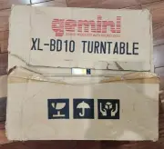 GEMINI BELT SEMI AUTOMATIC TURNTABLE XL-BD10 - BRAND NEW in Box