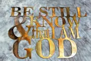 Be Still and Know I am God-- Psalms Metal Wall Art Décor