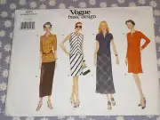 VOGUE 1971 MISSES PETITE EASY BASIC DESIGN TOP & SKIRT PATTERN-UNCUT-12-14-16