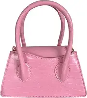[Trisapu] Small Top Handle Crossbody Bags fo Women Trendy Shoulder Bag with Crocodile Pattern Cute Leather Handbag Tiny Purse