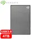 【現折$50 最高回饋3000點】 Seagate希捷 One Touch 4TB 2.5吋行動硬碟 太空灰 (STKZ4000404)