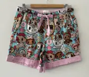 Peter Alexander Womens Tokidoki PJ Shorts Size Medium RRP$59.95