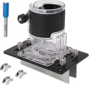 Wood Router Slotting Locator - 2 in 1 Invisible Connector Screw Fasteners - Multifunctional Slotting Bracket for Cabinet Door Furniture Panel Connections Wardrobe