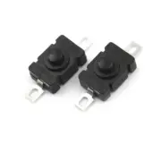 10pcs Flashlight Torch Switches Touch Latching Push Button Switches 250V 1.5A-*-