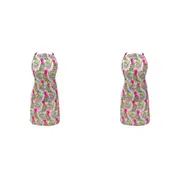 2x Annabel Trends Cotton Chef Apron Kitchen Cooking/Baking Bib 60x80cm Galah