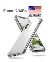 Wholesale Bulk Lot Shockproof Clear Case Cover Bumper For iPhone 12 (10 PCs)