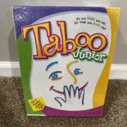VINTAGE HASBRO TABOO JUNIOR FAMILY BOARD GAME (2001) RETIRED NEW SEALED!
