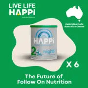 Happi Night Follow On Formula Stage 2 600g x 6