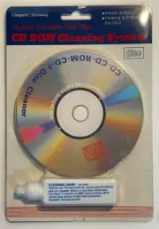 CD-ROM Disc Cleaning System Sealed NOS
