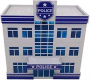Outland Models Railroad Scenery Modern Police Department Building HO Scale 1:87