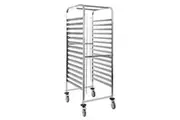 Vogue Gastronorm Racking Trolley 15 Level - Racking Trolleys (GG499) - GG499