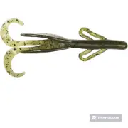 Zoom Brush Hog Fishing Lure 6 Inch 8 Per Pack - Watermelon Seed.