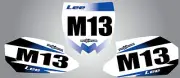 Custom number plates for yamaha YZF 450 2010 - 2013 stickers / decals