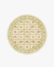 185' Round | Machine Washable Runner Rug | Kid & Pet Friendly | Indoor Rug | Marnie Cream Multicolour Rug | Ruggable
