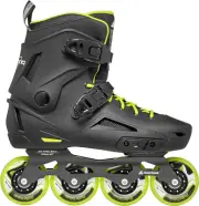 Rollerblade ‎071006001A1 Macroblade 80 Inline Skate, SIze 12 - Black/Lime