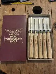 Robert Sorby England 46HS Micro Woodturning Lathe Tools Set of 5 NOS