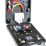 AC Gauges, A/C Manifold Gauge Set for R134A R22 R12 R502, Professional #A302