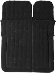 Portable SUV Travel Air Mattress Cushion Inflatable Car Bed Mattress Car Camping Mattress with 2 Pillows Outdoor Camping Cushion(Gray)