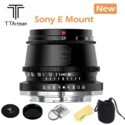 TTArtisan 35mm F1.4 APS-C Frame MF Large Aperture Camera Lens For Sony E Mount
