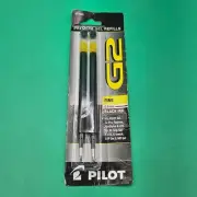 Pilot G2 Retractable Gel Ink Refills 77240 Black-2 Fine Point .7mm BRAND NEW