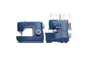 SINGER(R) Making the Cut Combo - M3335 Sewing Machine + S0235 Overlocker | Special Edition Blue