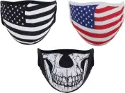 Reusable Face Mask 3 Layer Flexible Soft Face Cover
