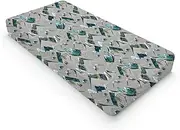 Boho Mountains Baby Changing Pad Covers for Boy Girl 32''x16'' Mountain Range Hiking Wild Fitted Diaper Change Table Mats Mountain Adventure Camping Soft Breathable Nursery Baby Changing Table Sheets