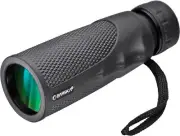 Barska Blackhawk Compact Waterproof Monocular with Wrist Strap Birding, Hiking