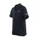 FIRESTAR 男彈性機能短袖POLO衫-慢跑 路跑 涼感 運動 上衣 反光 D3251-98 黑條紋藍