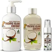 Smiley Dog Natural Pacific Island Escape Grooming Pack, 3 Count, Clear