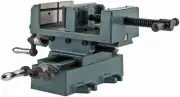 Cross-Slide Drill Press Vise, 4" Jaw Width & Max Opening, 1-3/8" Jaw Depth (Mode