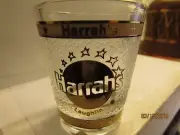 Harrah’s Casino-Laughlin NV.-Gold/Clear- Clear Standard Shotglass- new by Libbey