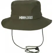 Mini Logo Stencil Logo Army Green Boonie Hat