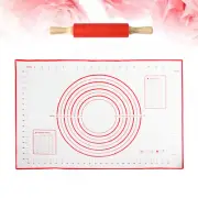 Dumpling Roller Dough Roller Mat Dough Rolling Mat Non-stick Rolling Pin