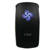 DragonFire Racing Lighted Switch Fan On/Off Blue 521381