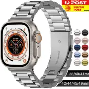 Stainless Steel Apple Watch Band iWatch Series 10 9 8 7 Ultra SE Titanium 42 46