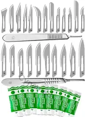 120 SURGICAL STERILE SCALPEL HANDLE BLADES #10 #11 #15 #20# 21 #22 SURGICAL