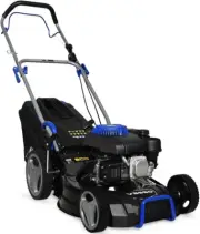 18" 150Cc Self Propelled Lawn Mower, 7 Height, Steel Deck, 4-Stroke Petrol Lawnm