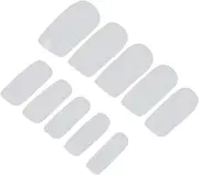 minkissy 1 Box 500pcs False Nail Nails Nail Tips Full Kit Fake Nail French Style Nail Artificial Nail Tips Manicure Accessories