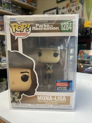 Funko POP 1284 Parks and Rec MONA-LISA SAPERSTEIN 2022 NYCC Shared Sticker
