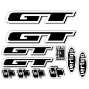GT - 1997 Vertigo - for painted frames decal set - Old school bmx