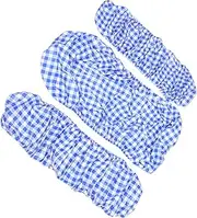 1Set Portable Picnic Table Cover Tablecloth Bench Cover Elastic Fitted Design for Outdoor Use Easy to Clean Checkered Picnic Essentials