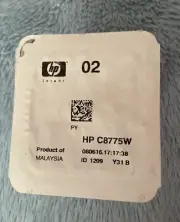 New Genuine HP 02 Magenta Printer Ink Cartridge (CB775W) - Sealed